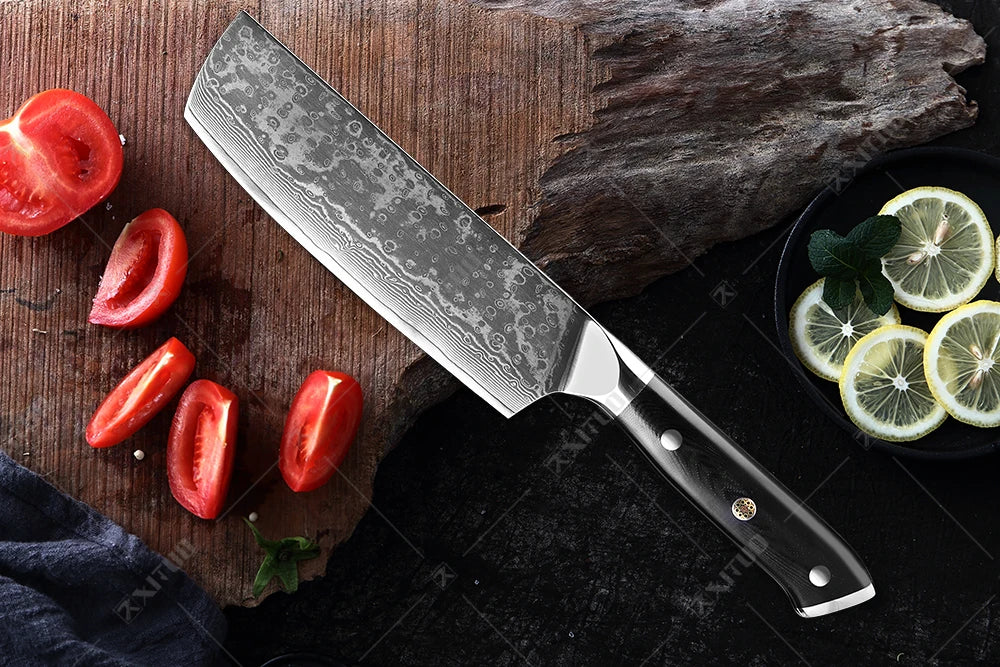 Damascus kitchen Knife 1-9PC 67 layers Japan Damascus steel Chef knife Sharp