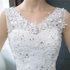 Wedding Dresses Simple Off White Sequined Wedding Gown De Novia