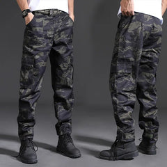 Spring Brand Men Fashion Military Cargo Pants Multi-pockets Baggy Men Pants