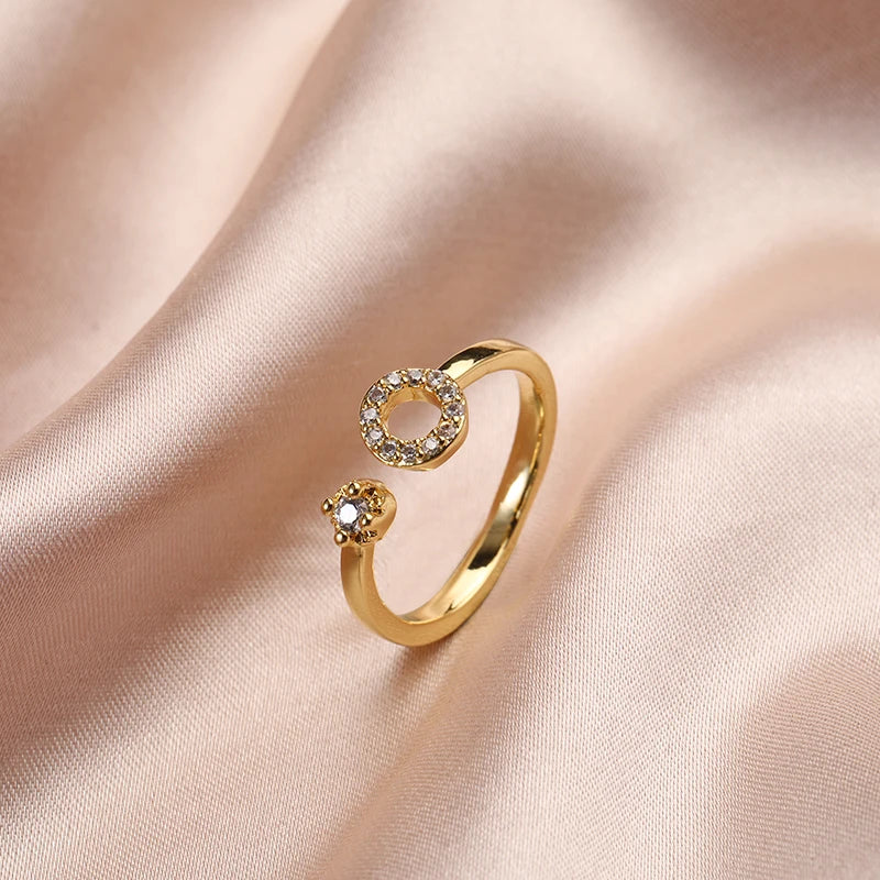 Stainless Steel Wedding Rings For Women Adjustable Engagement Women's Ring