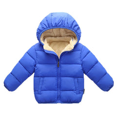 Baby Children Coats Winter Thick Jackets For Boys Warm Plush Thicken Outerwear