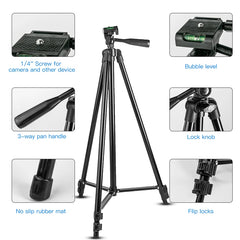 Tripod for Phone 150cm Video Recording Phone Tripod Stand with Bluetooth