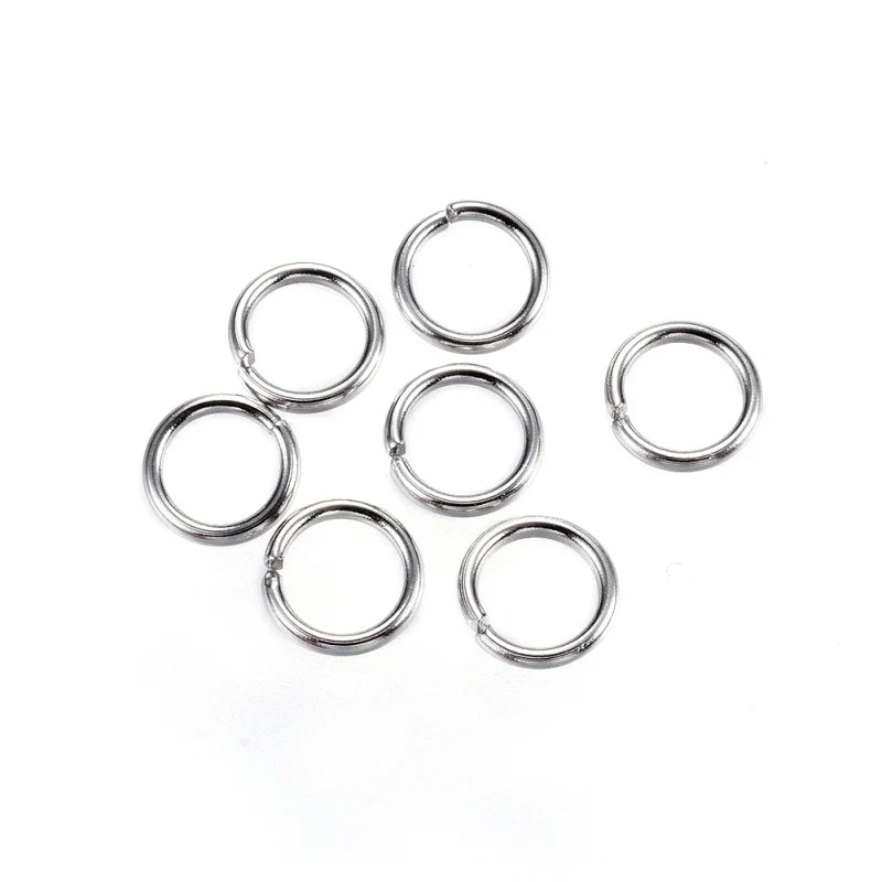 304 Stainless Steel Jump Rings Close Unsoldered Jump Rings for Jewelry Accessories Lovers 4mm 5mm 6mm 7mm 8mm 9mm 10mm