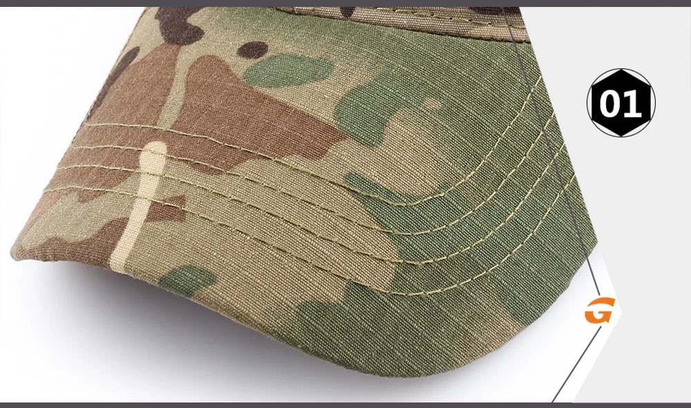 Outdoor Camouflage Adjustable Cap Mesh Tactical Skull Cap Army Airsoft Fishing