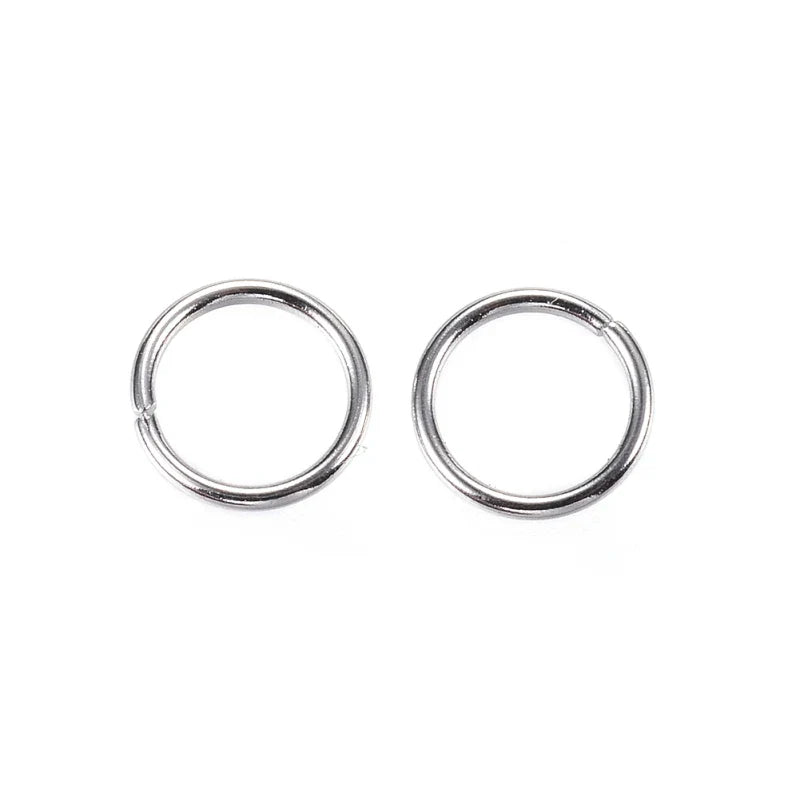 304 Stainless Steel Jump Rings Close Unsoldered Jump Rings for Jewelry Accessories Lovers 4mm 5mm 6mm 7mm 8mm 9mm 10mm