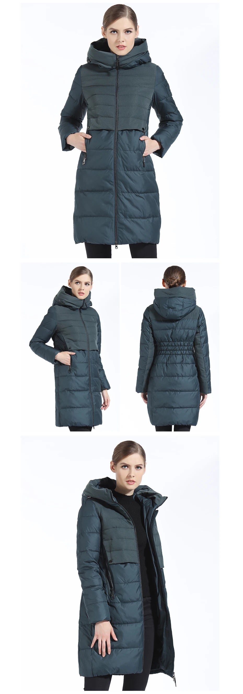 Women Winter Jacket And Coat Slim Long Female Thick Down