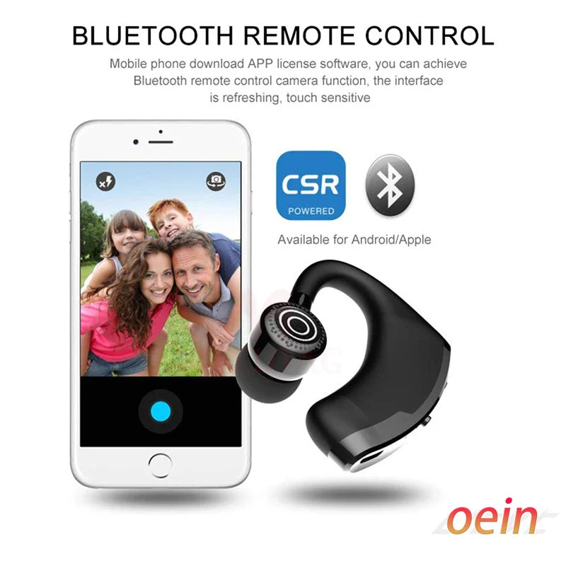 Single digital display wireless bluetooth headset general business noise reduction 5.0 bluetooth headset with microphone headset