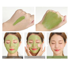 Green Tea Mineral Mud Facial Mask Deep Cleaning Oil-Control Moisturizing Blackhead Acne Reduce Pore Cleanser Skin Care