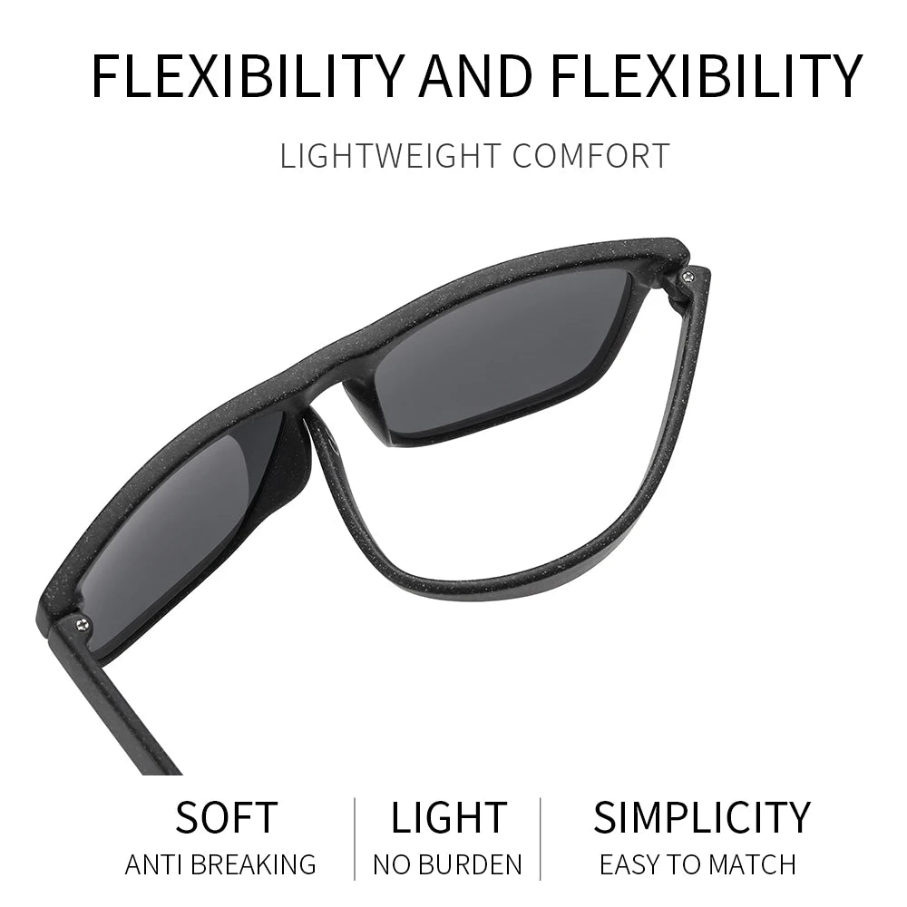 square men's and women's sunglasses Glasses  Wheat straw sunglasses