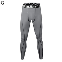 Men Compression Tight Leggings Running Sports Male Fitness Jogging Pants Quick Dry