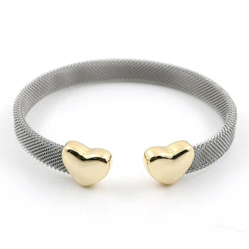 Gold Color Stainless Steel Ring Big Round Crystal Mesh Finger Ring Roman