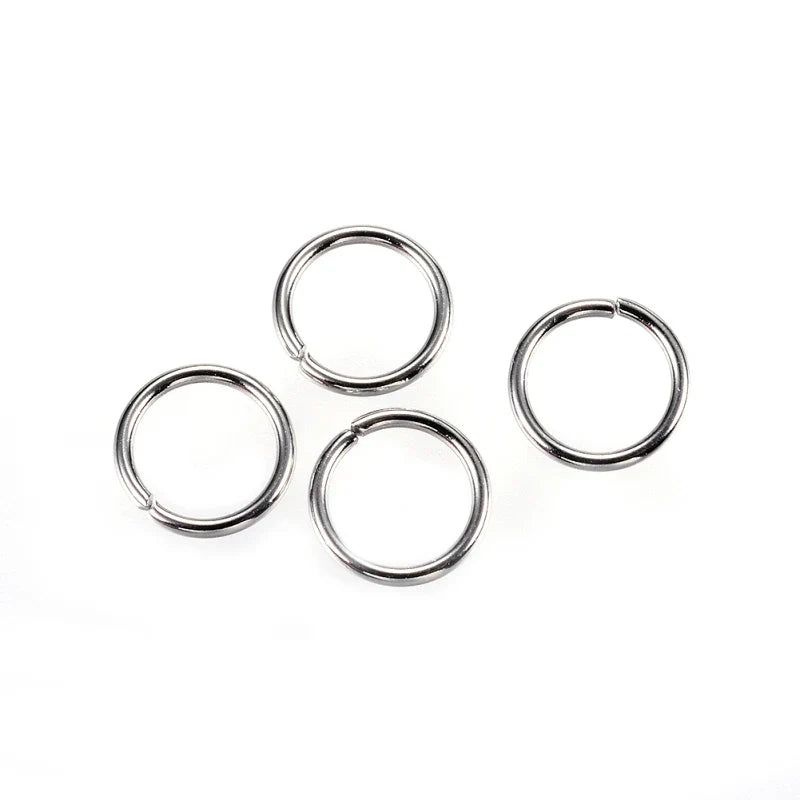 304 Stainless Steel Jump Rings Close Unsoldered Jump Rings for Jewelry Accessories Lovers 4mm 5mm 6mm 7mm 8mm 9mm 10mm