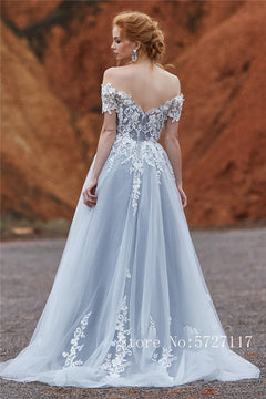 Short Sleeves with Lace Applique Crystals A-line Black Wedding Dress