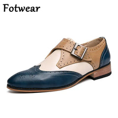 Men Dress Shoes Wedding Leather Mens Oxfords Luxury Brand Business Formal Zapatos