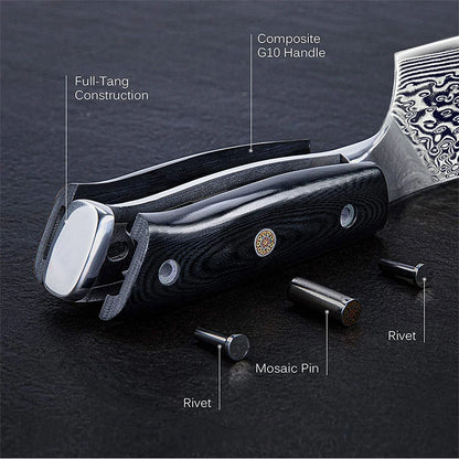 Damascus Kitchen Knives Set Japanese Chef Kitchen Knives VG10 67 Layer Stainless