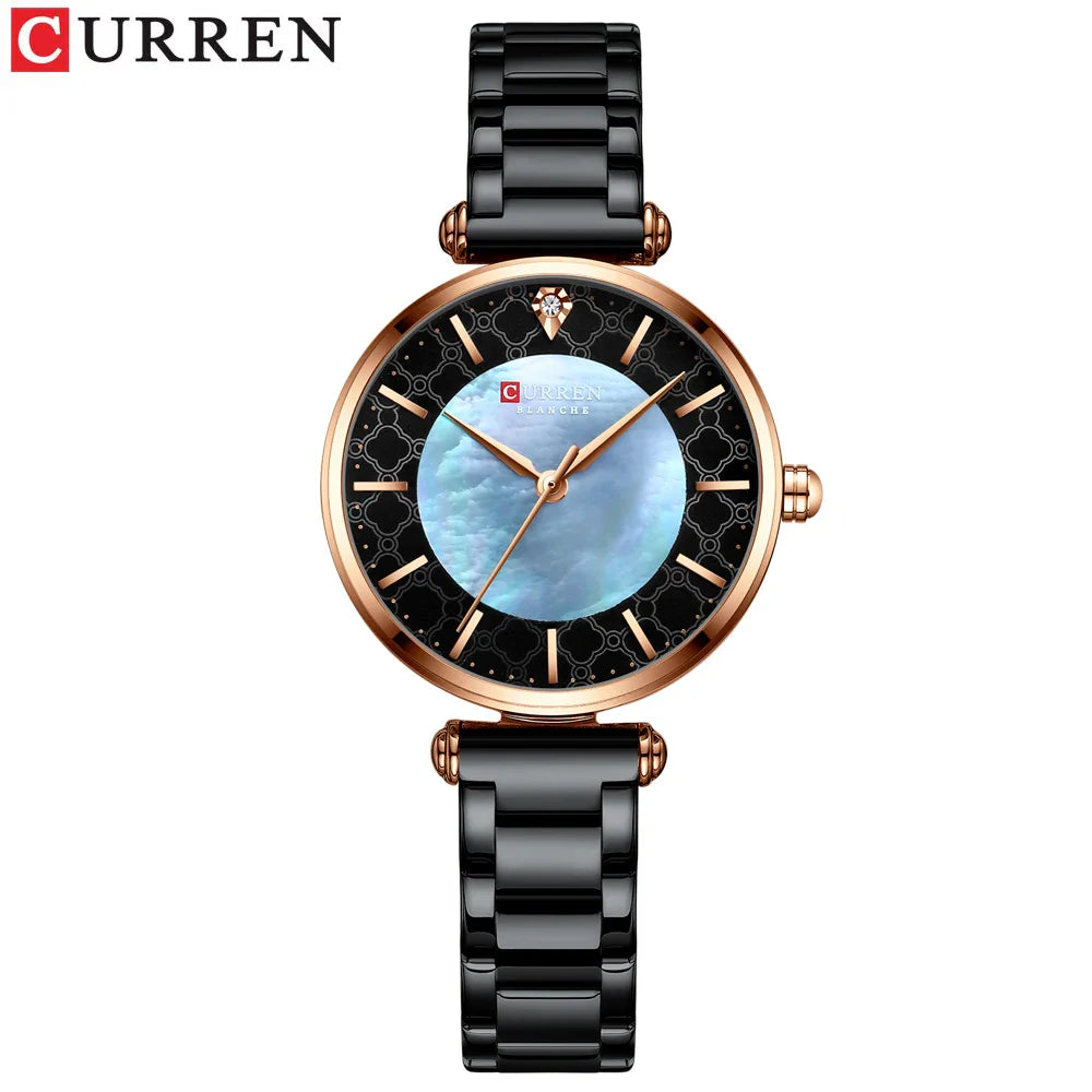 New Fashion Watch Women CURREN Top Brand Ladies Creative Steel Women Bracelet Watches Female Waterproof Clocks Relogio Feminino