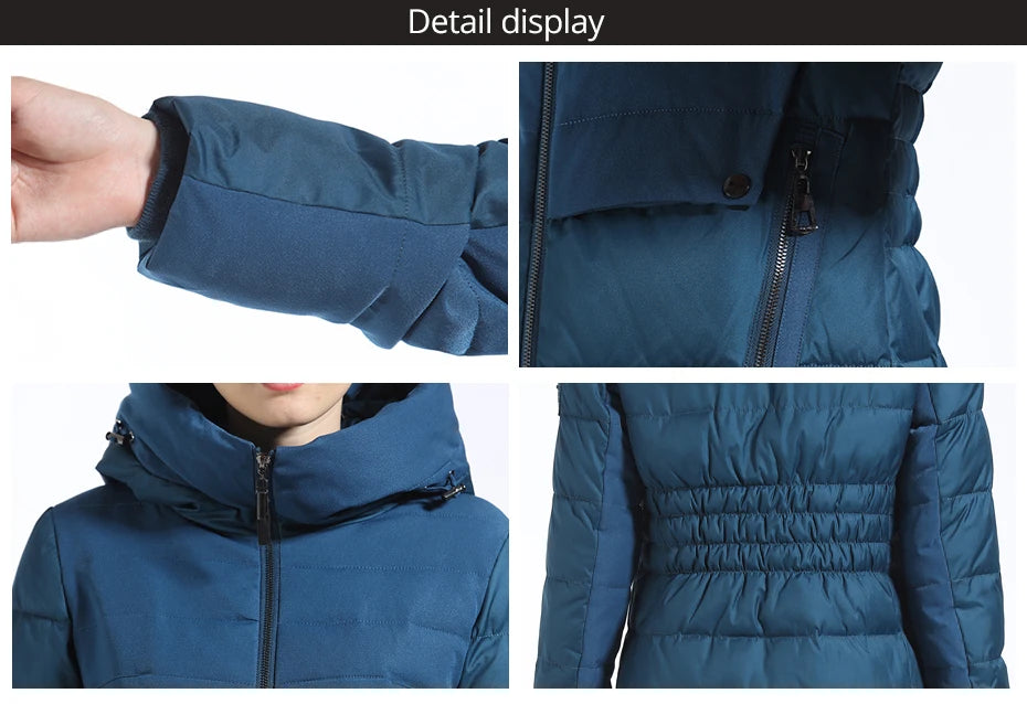 Women Winter Jacket And Coat Slim Long Female Thick Down