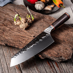 Japanese Chef Knife Handmade Forged Kiritsuke Kitchen Knife Stainless Steel Knife