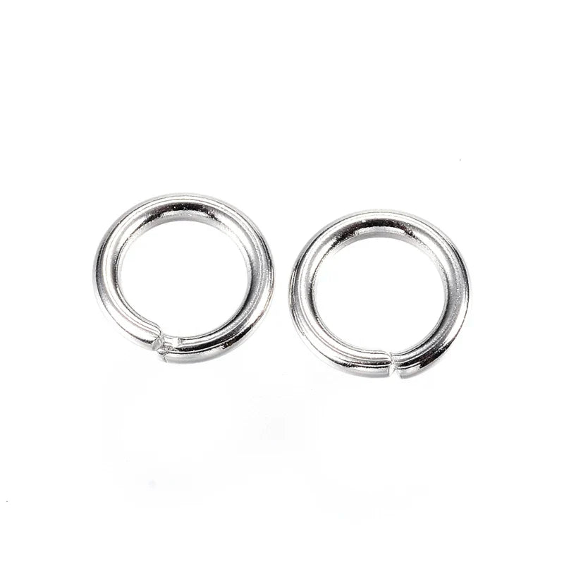 304 Stainless Steel Jump Rings Close Unsoldered Jump Rings for Jewelry Accessories Lovers 4mm 5mm 6mm 7mm 8mm 9mm 10mm