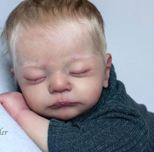 NPK Clearance 19inch Newborn Baby Reborn Doll Kit  Baby Kai Lifelike Soft Touch Fresh color Unfinished Doll Parts