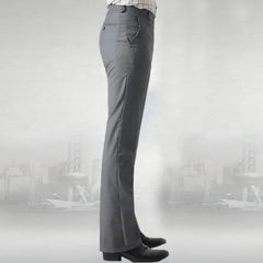 Casual Classic British Style Office Comfortable Kahki Black Slim Formal Suit Pants for mens