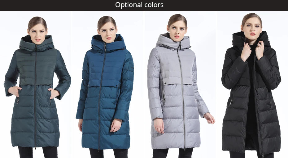 Women Winter Jacket And Coat Slim Long Female Thick Down