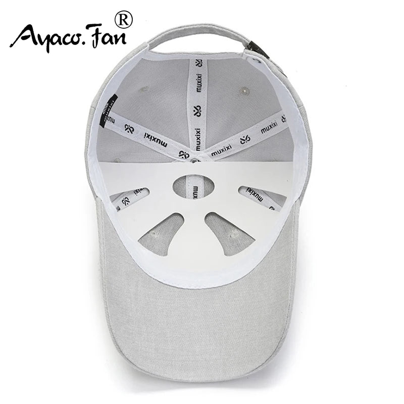 Baseball Cap New Spring Summer Solid Sunhat Embroidered Men Women
