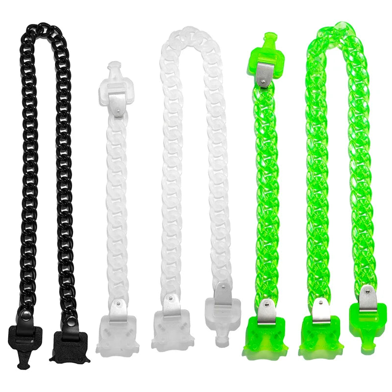 EDY 21SS Hip Hop Punk  PVC Letter Logo Buckle Bracelet For Men Women Girls Jewelry