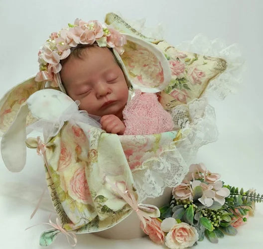 NPK Clearance 19inch Newborn Baby Reborn Doll Kit  Baby Kai Lifelike Soft Touch Fresh color Unfinished Doll Parts