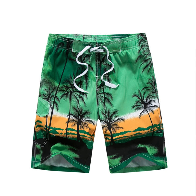 Men's Surf Board Shorts Surfing Beach Trunks Swimming Wear Bermudas Masculina Swimwear Plus Size 4XL 5XL 6XL