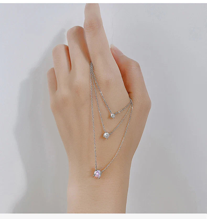 La Monada 38+4.8cm Silver Necklace For Women Fine Silver 925 Jewelry Fashion Neck Minimalist Pendants 925 Silver Chains Woman