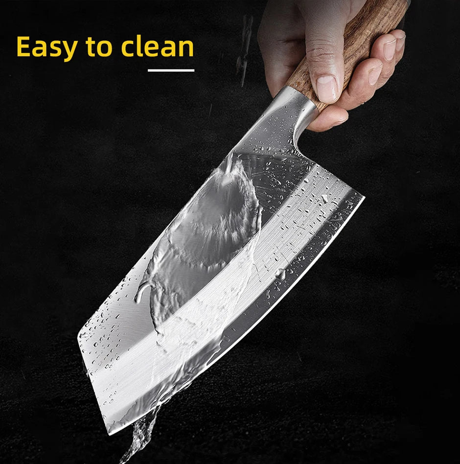 Kitchen Knife Cleaver Chef Knife Stainless Steel Razor Sharp Slicing Chopping Meat