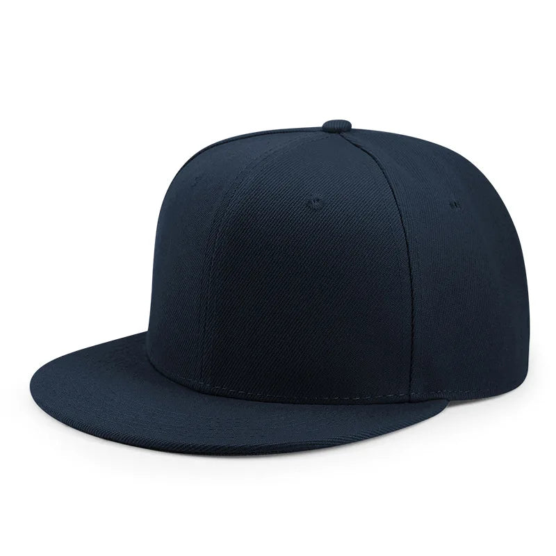 Big Bone Man Plus Size Baseball Caps Adult Flat Peak Hip Hop Fitted Hat Men Women Large Size Snapback Cap size 6 3/4 to size 8