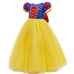 Children Girl Snow White Dress Princess Costume Kids Baby Birthday Halloween Party Fancy Dresses Fairy Frock Girls Infant Dress