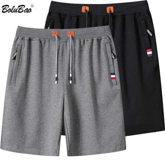 Men Casual Shorts Trend Brand Men Solid Color Running Shorts