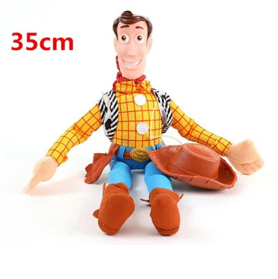 Hot Toy Story Sherif Woody Buzz Lightyear Car Dolls Plush Toys Outside Hang Toy Cute Auto Accessories Car Decoration 25/35/45CM