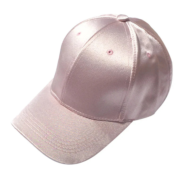 COKK Baseball Cap Women Hat Summer Hats For Women Men Satin Sold Baseball Cap Snapback Casquette Gorras Casual Sport Fashion