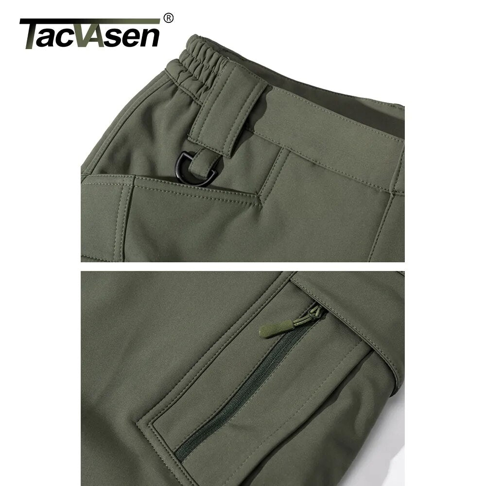Winter Softshell Thermal Hiking Pants Tactical Pants Mens