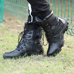 Breathable Tactical Boot Men Black Military Shoes Black Combat Army Boots for Men