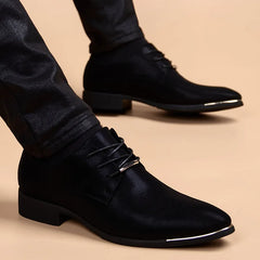 Business Men Leather Shoes Fashion Formal Dress Shoes Men