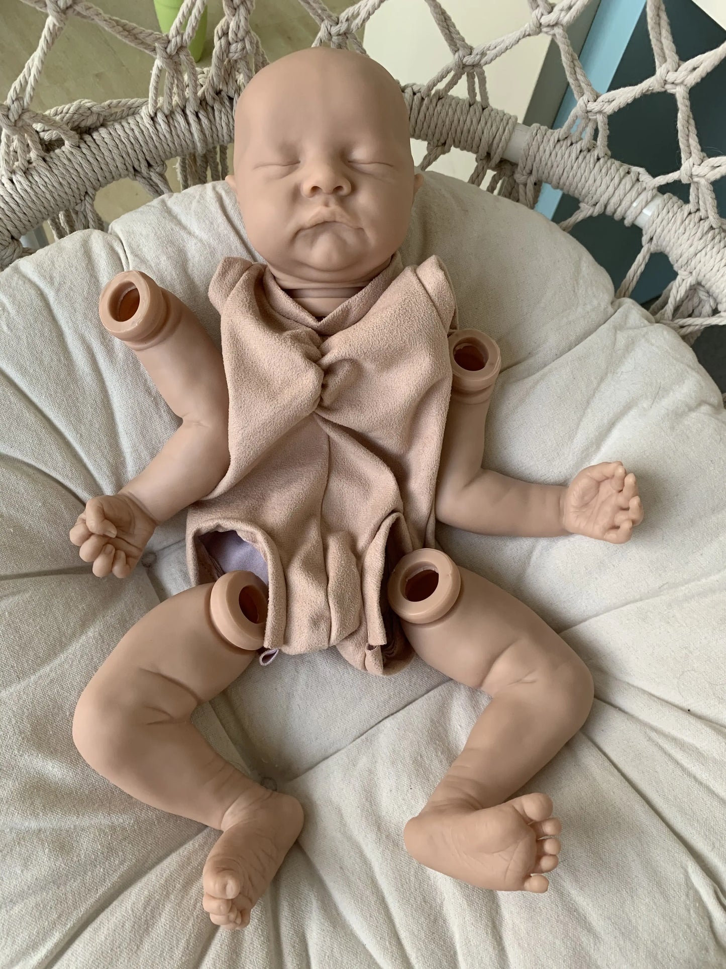 NPK 21inches reborn doll kit Levi By Bonnie lifelike real soft touch unfinished doll parts