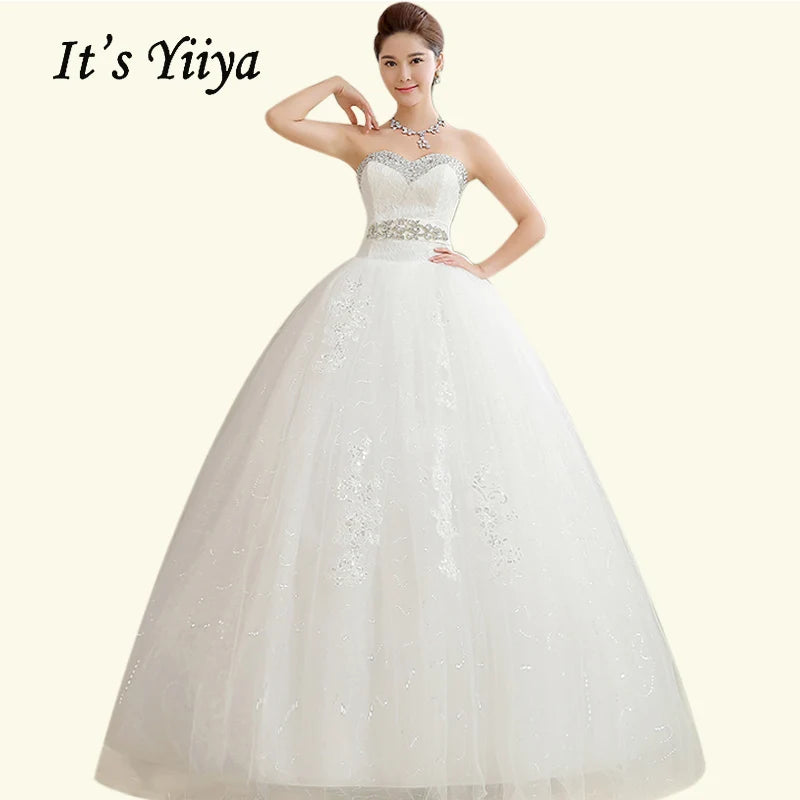 White Bridesmaid Dresses: Plus Size Wedding Dresses Long Elegant Strapless