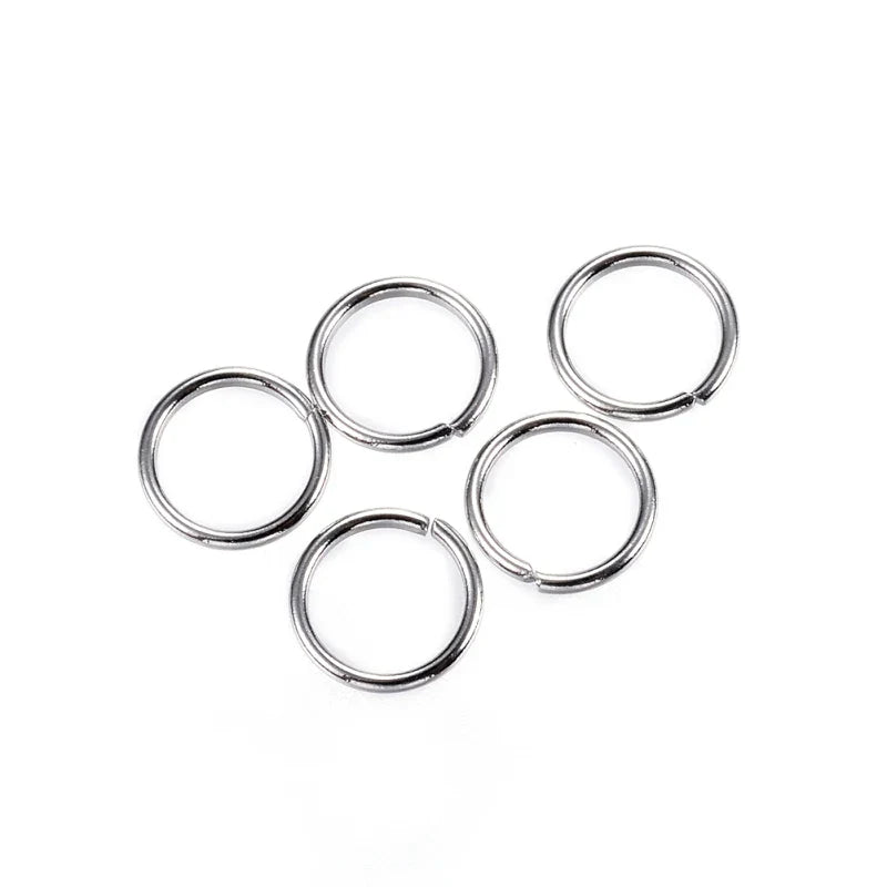 304 Stainless Steel Jump Rings Close Unsoldered Jump Rings for Jewelry Accessories Lovers 4mm 5mm 6mm 7mm 8mm 9mm 10mm