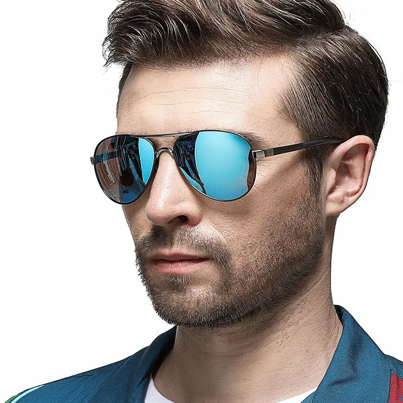 Sunglasses Men Aviation Coating Mirror Sun Glasses for Man Women