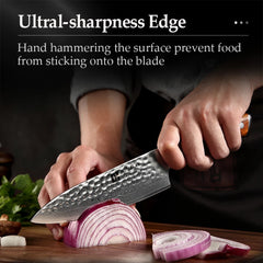 6.5" Chef Knives Japanese VG10 Damascus Steel Sushi Chef Knife Kitchen