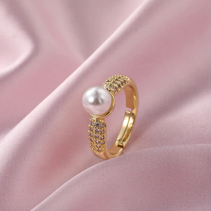 Stainless Steel Wedding Rings For Women Adjustable Engagement Women's Ring