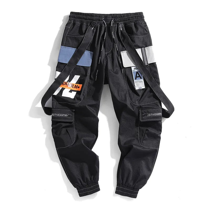 Leisure Sports Trousers Men Hip Hop Streetwear Beam Foot Cargo Pants Fashion