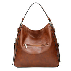 Hobo Bag Leather Women Handbags Female Leisure Shoulder Bags