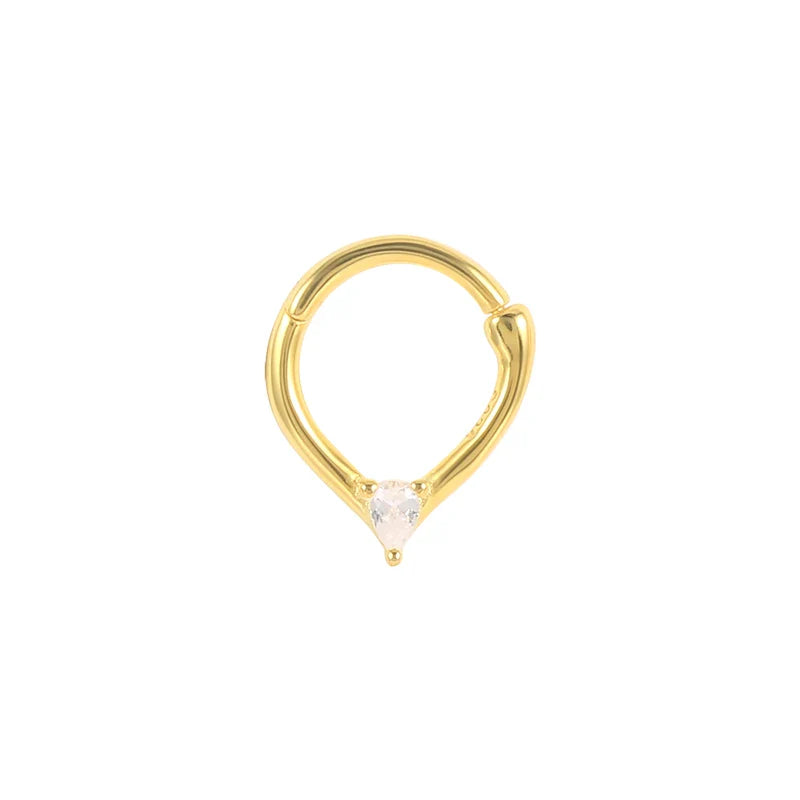 ROXI Multible Crystal Hoop Earrings for Women 2021 925 Sterling Silver Ear Nose Jewelry Earrings Heart Round joyas de plata 925
