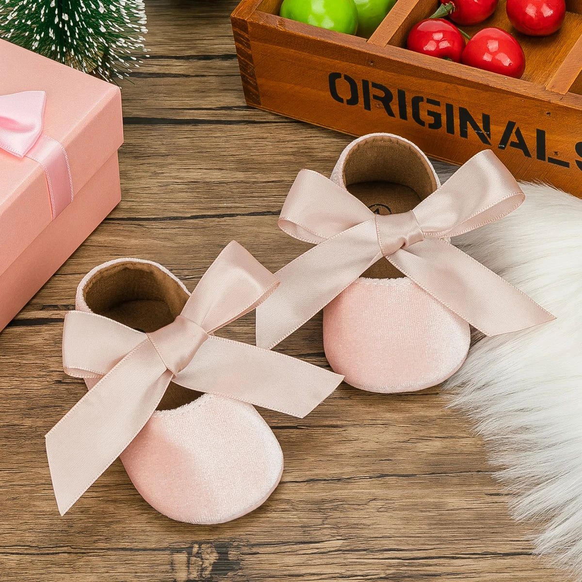 Baby Shoes Girls Princess Shoes Infant Toddler Non-slip Flat Soft-sole Cotton